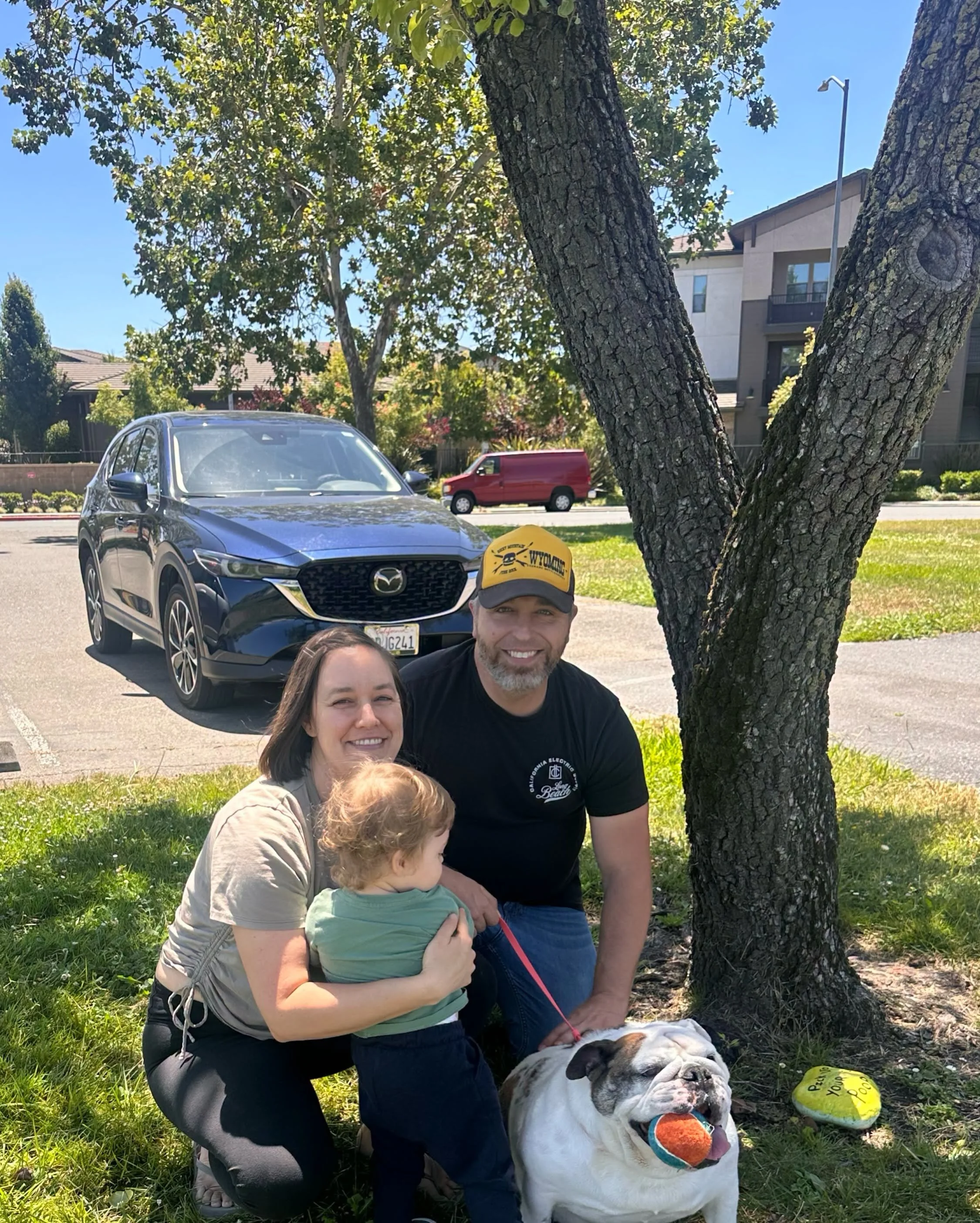 Frida with new family