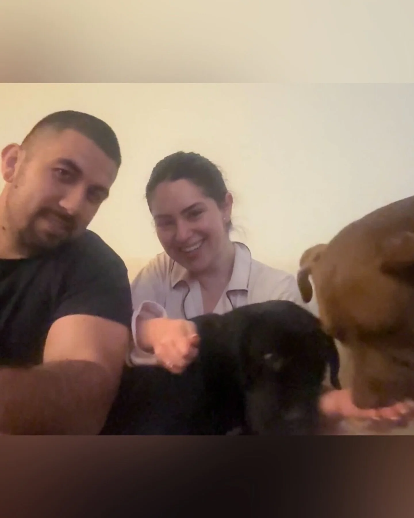 Elle with new family