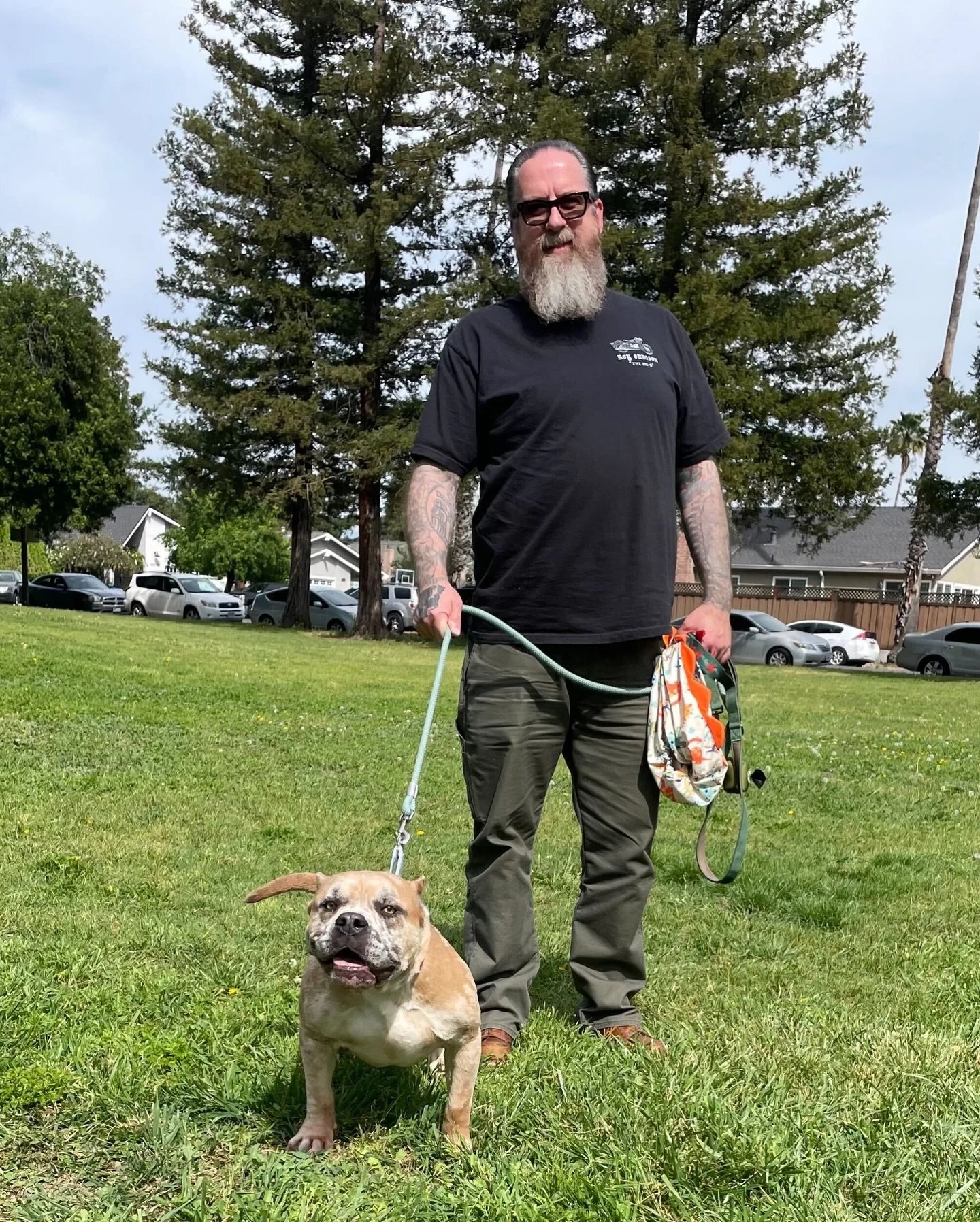 Bruno with new family