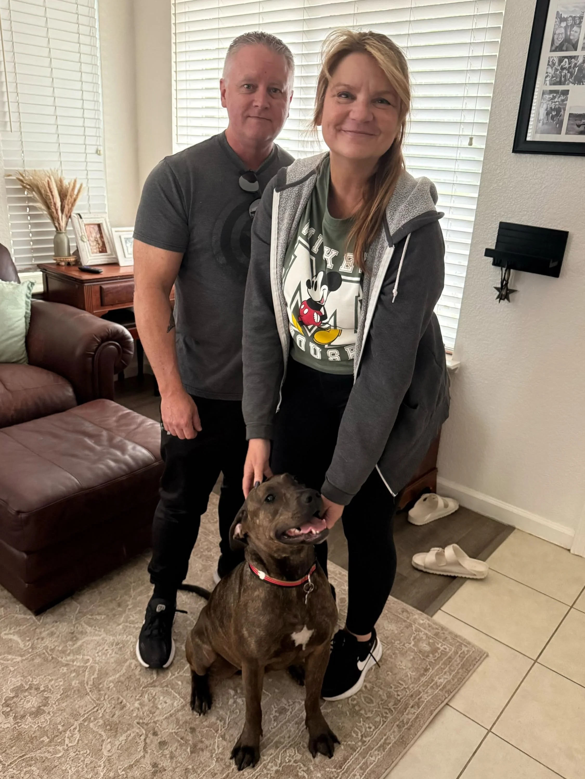 Nami with new family