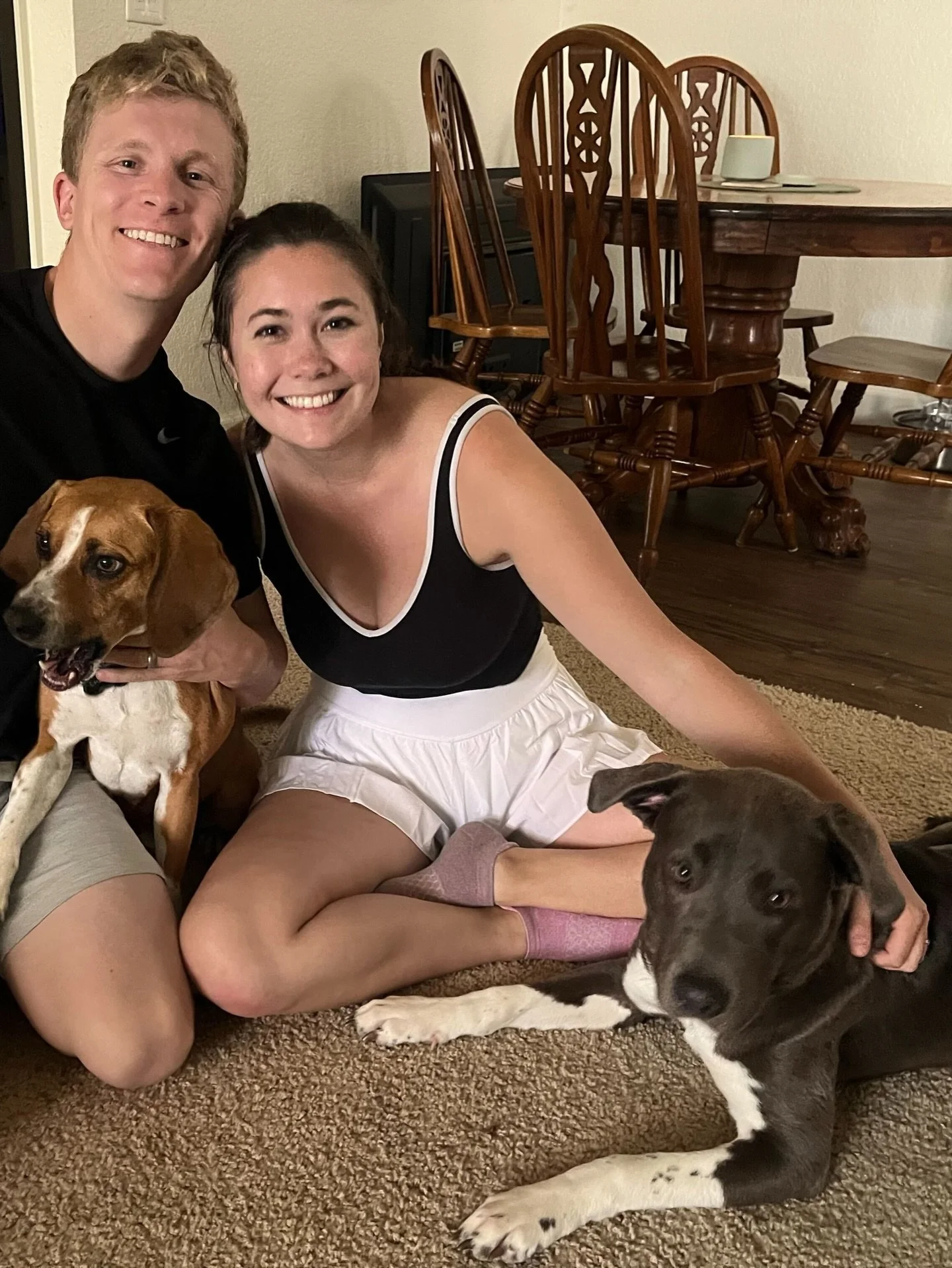 Rudy with new family
