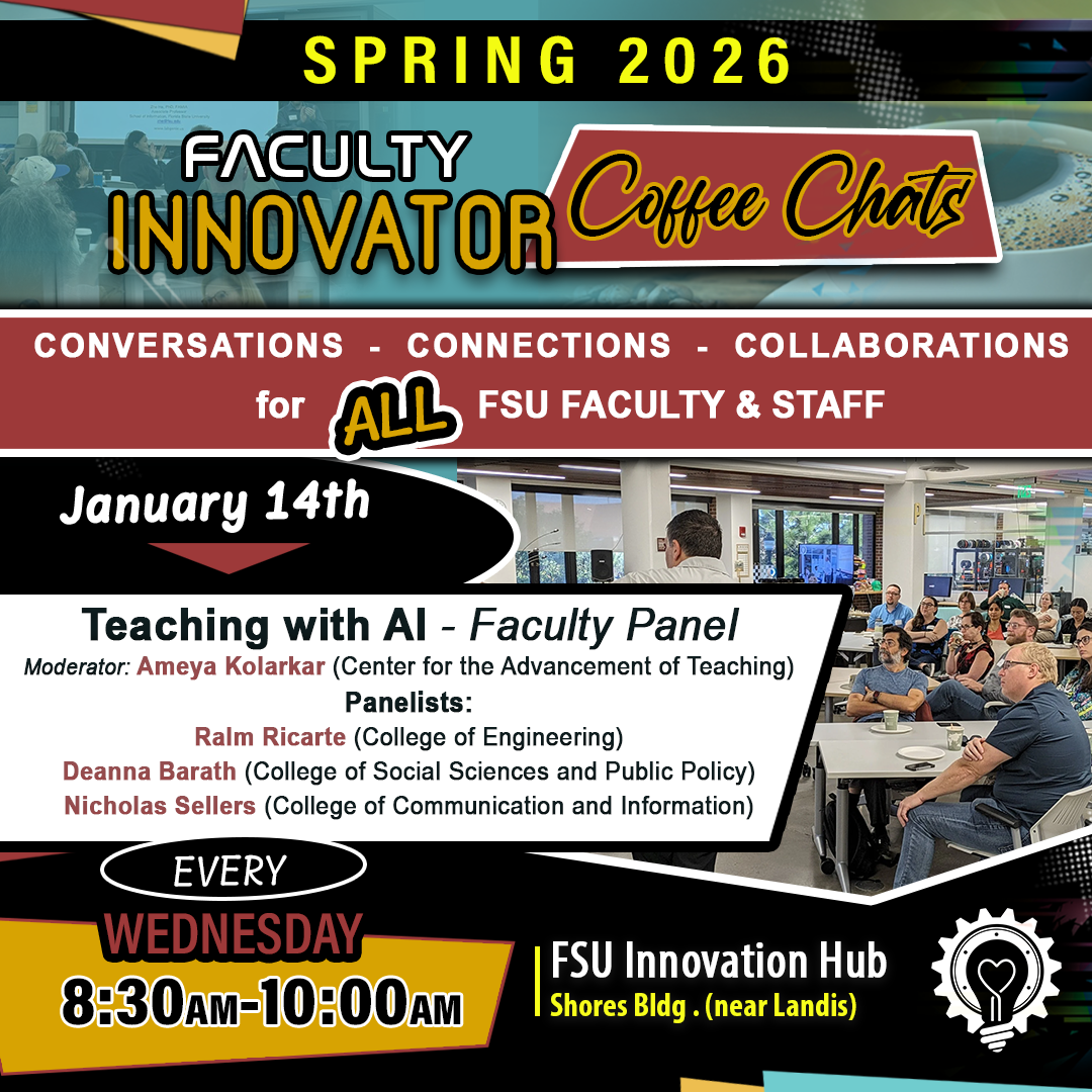 Spring Coffee Chat Faculty Innovator Coffee Chats (Jan. 14) - Florida State University ...