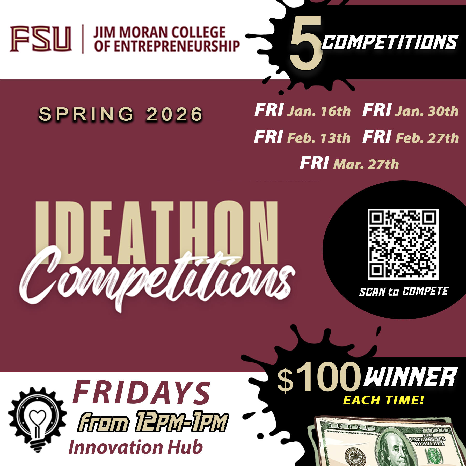 Ideathon Competitions (Jan 30th) - Florida State University Calendar