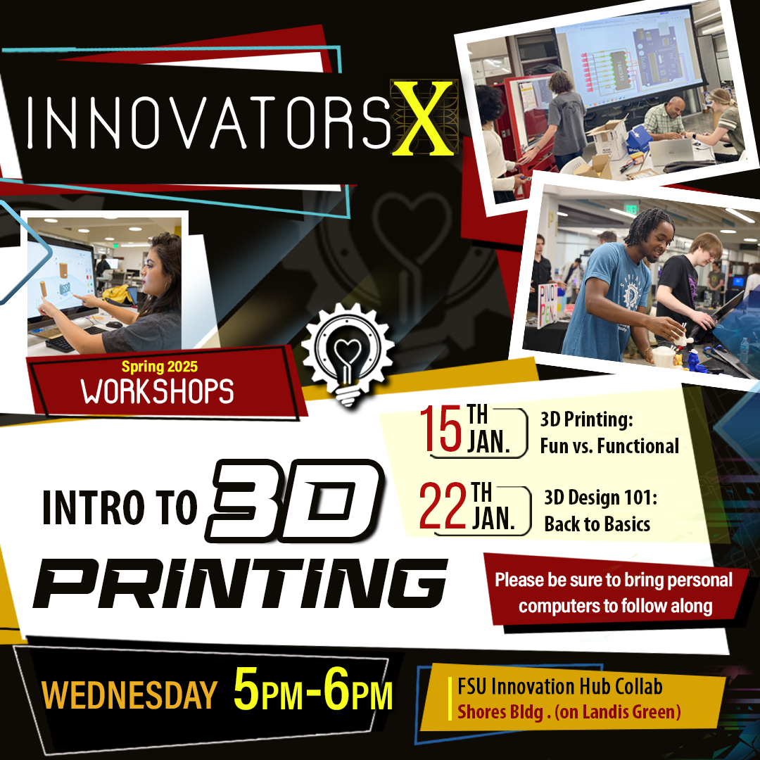 Intro to 3D Printing Fun vs Functional Spring 2025 Florida State