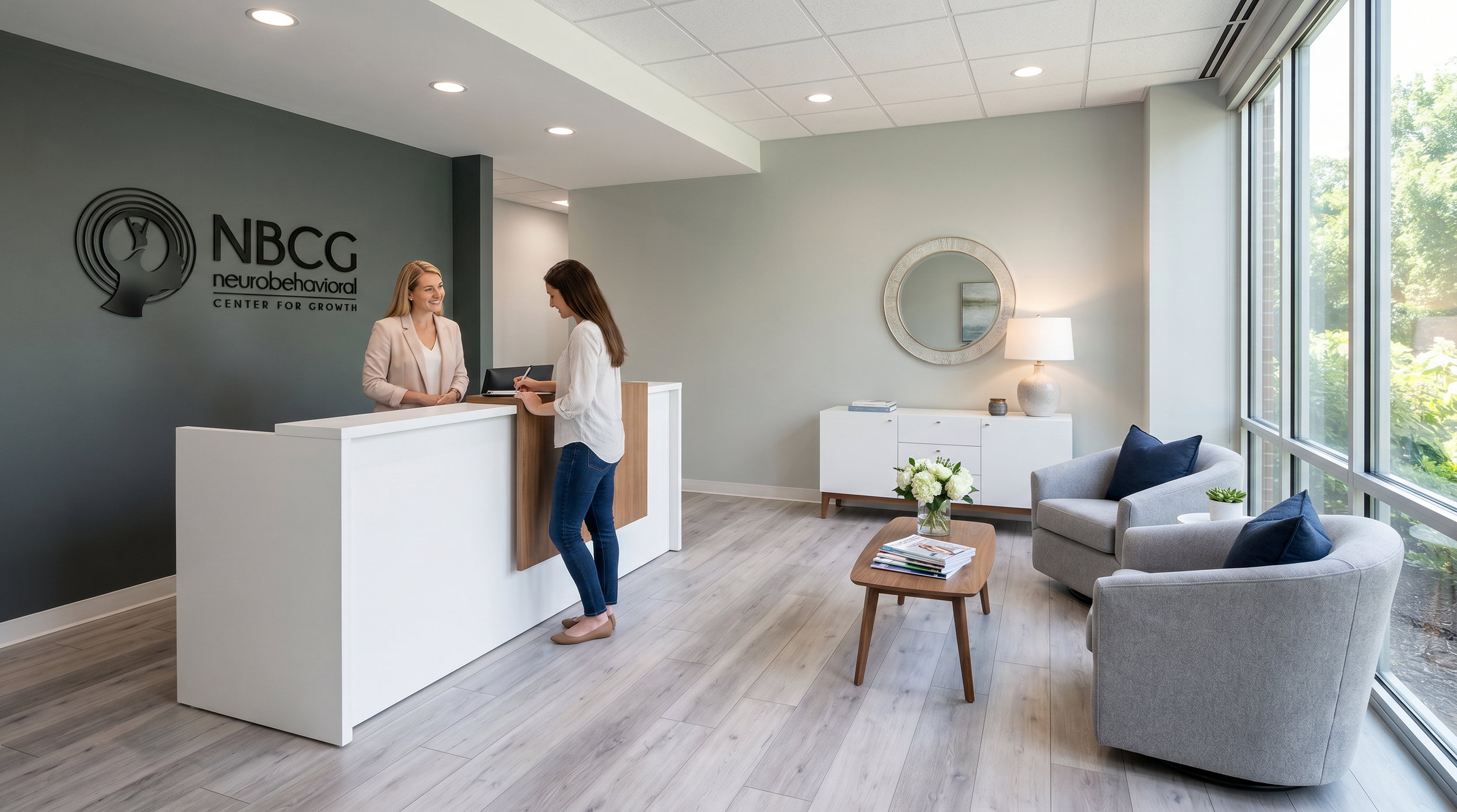 West Jordan Utah mental health clinic lobby interior — NBCG
