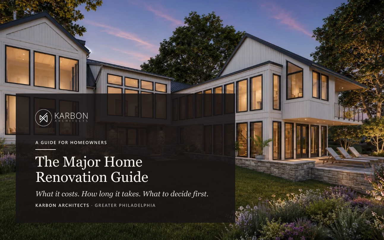 Major home renovation and addition guide