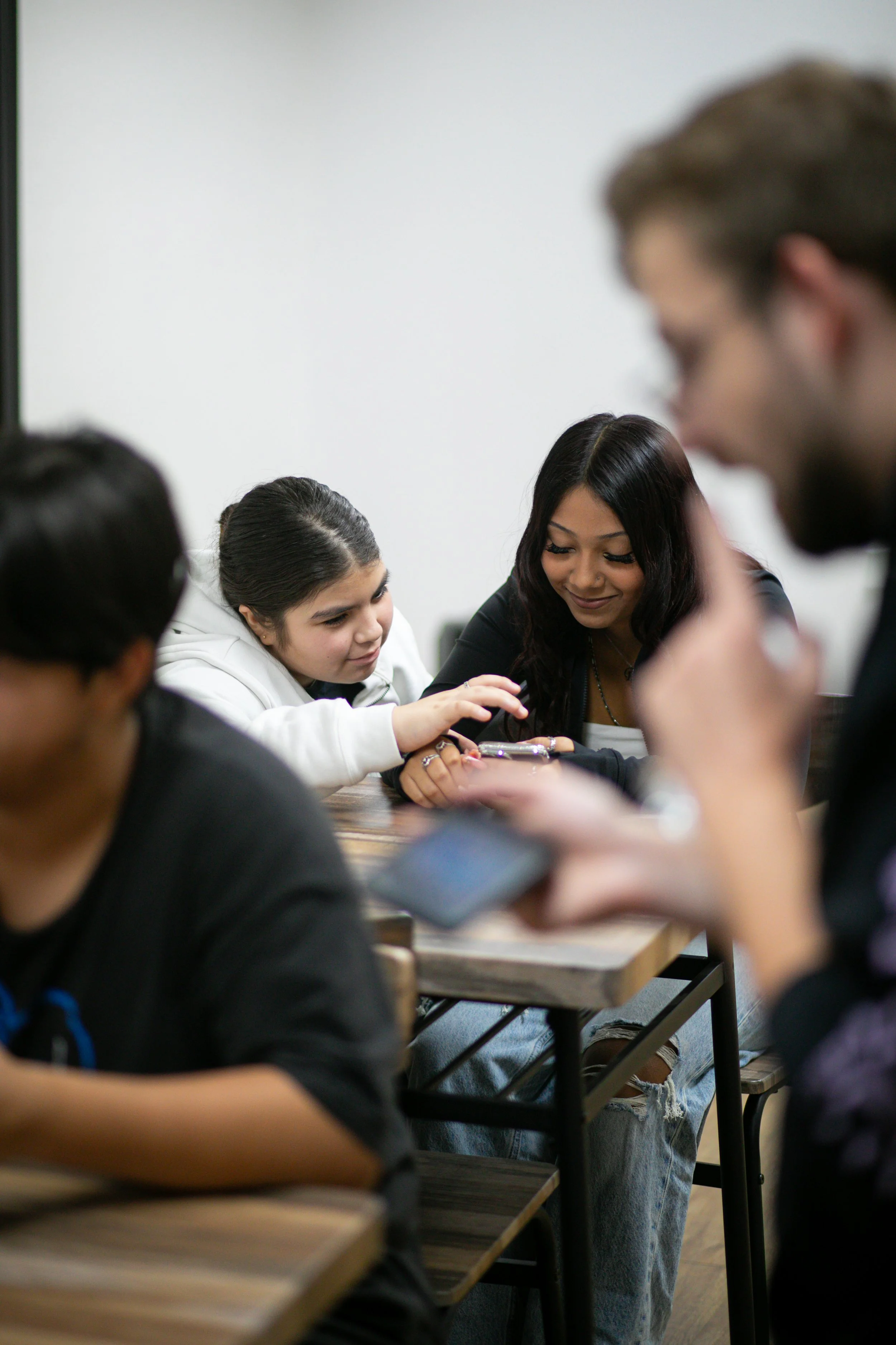 Students enjoying a youth activity