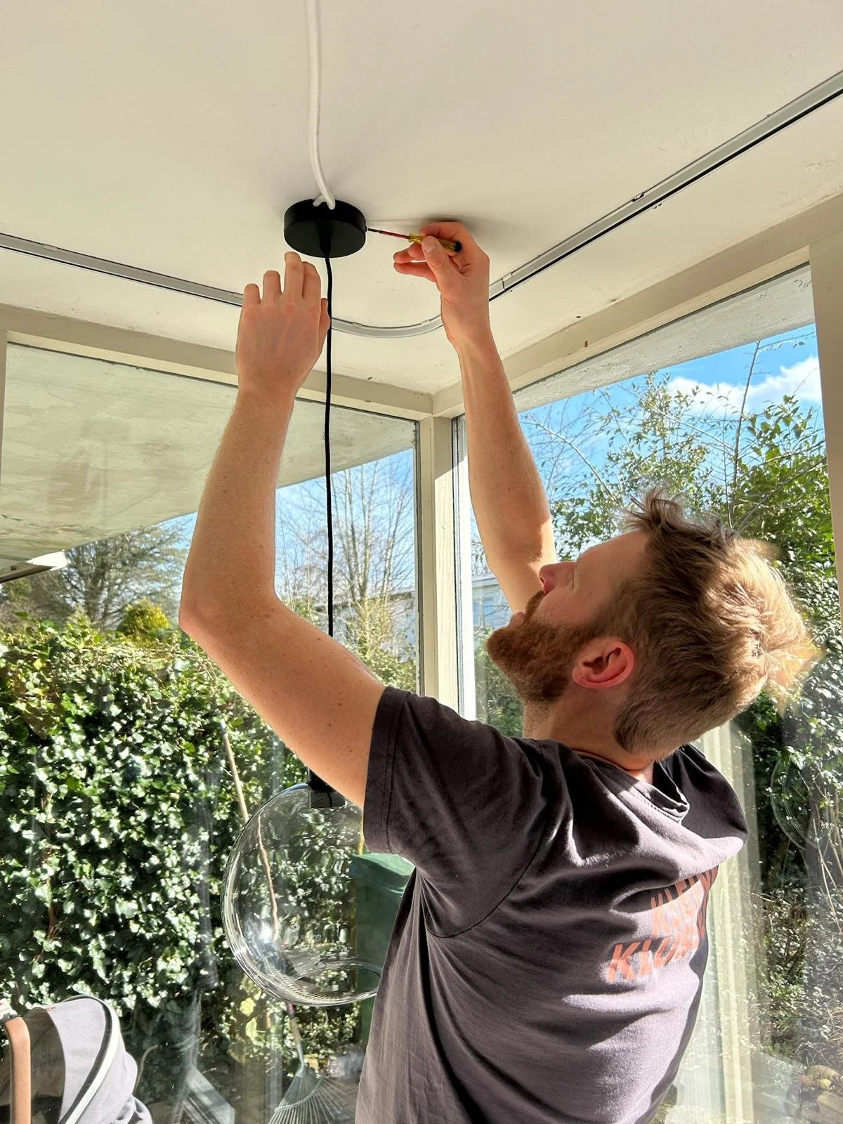 Lamp ophangen
