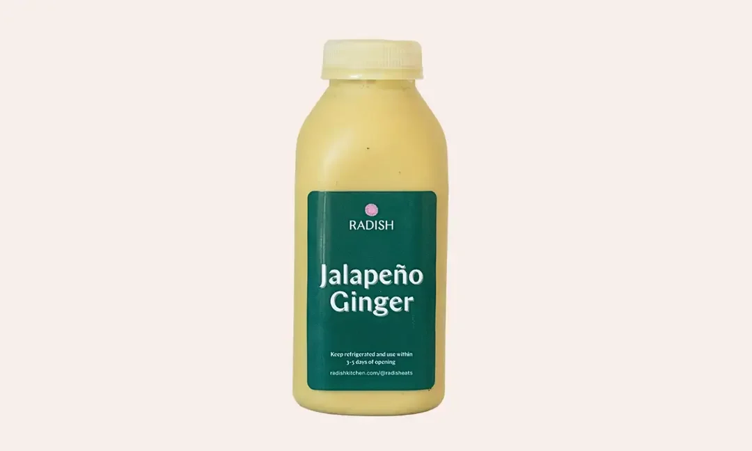 Bottle of Jalapeno Ginger Vinaigrette