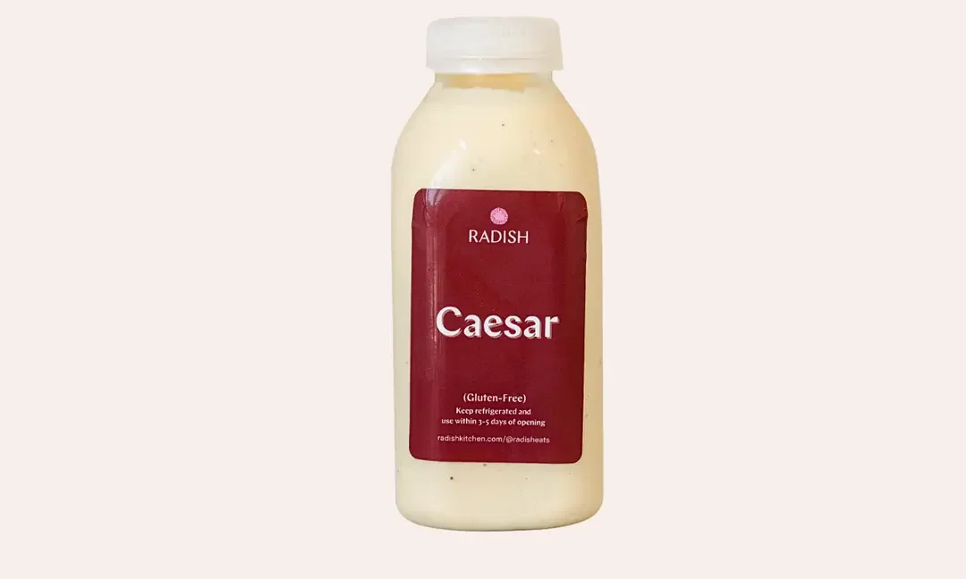 Bottle of Creamy Caesar Dressing