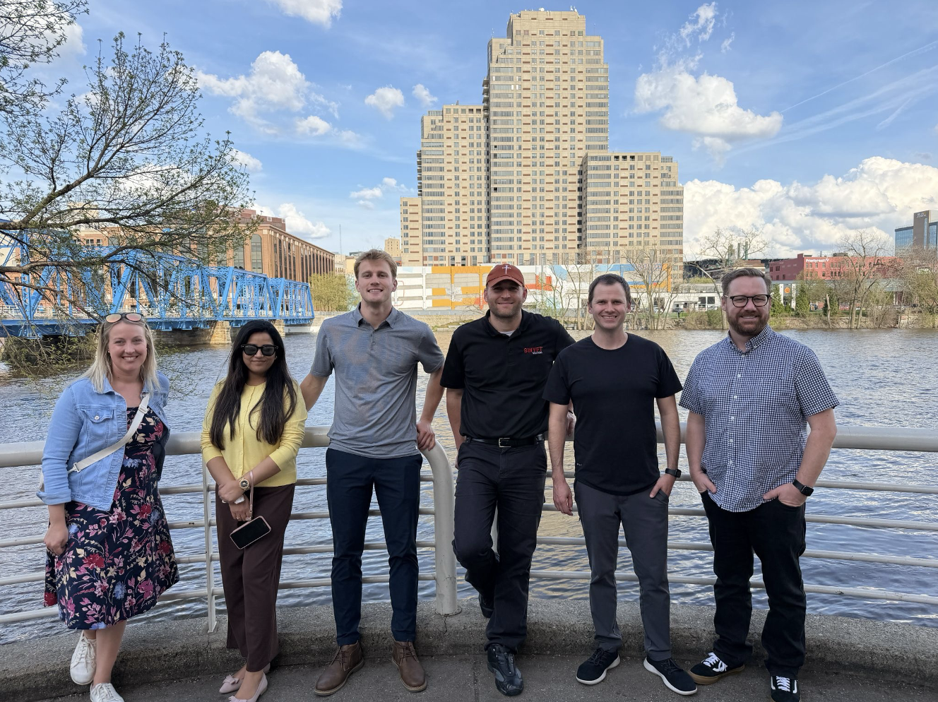 SWYFT team along the Grand River