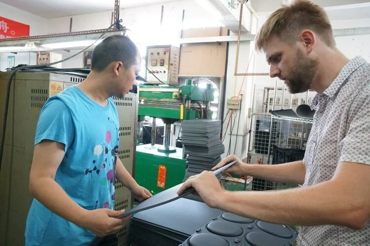 A manufacturing facility in China