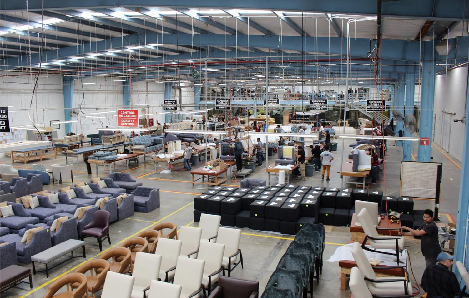 Furniture factory in Mexico, from Cosmo Sourcing
