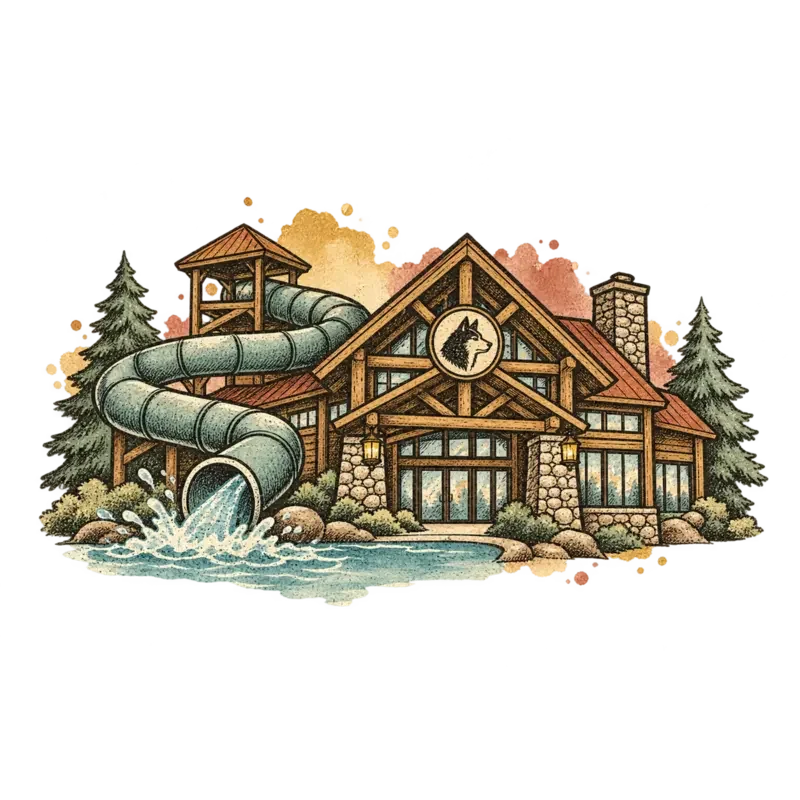Great Wolf Lodge Family Weekend illustration
