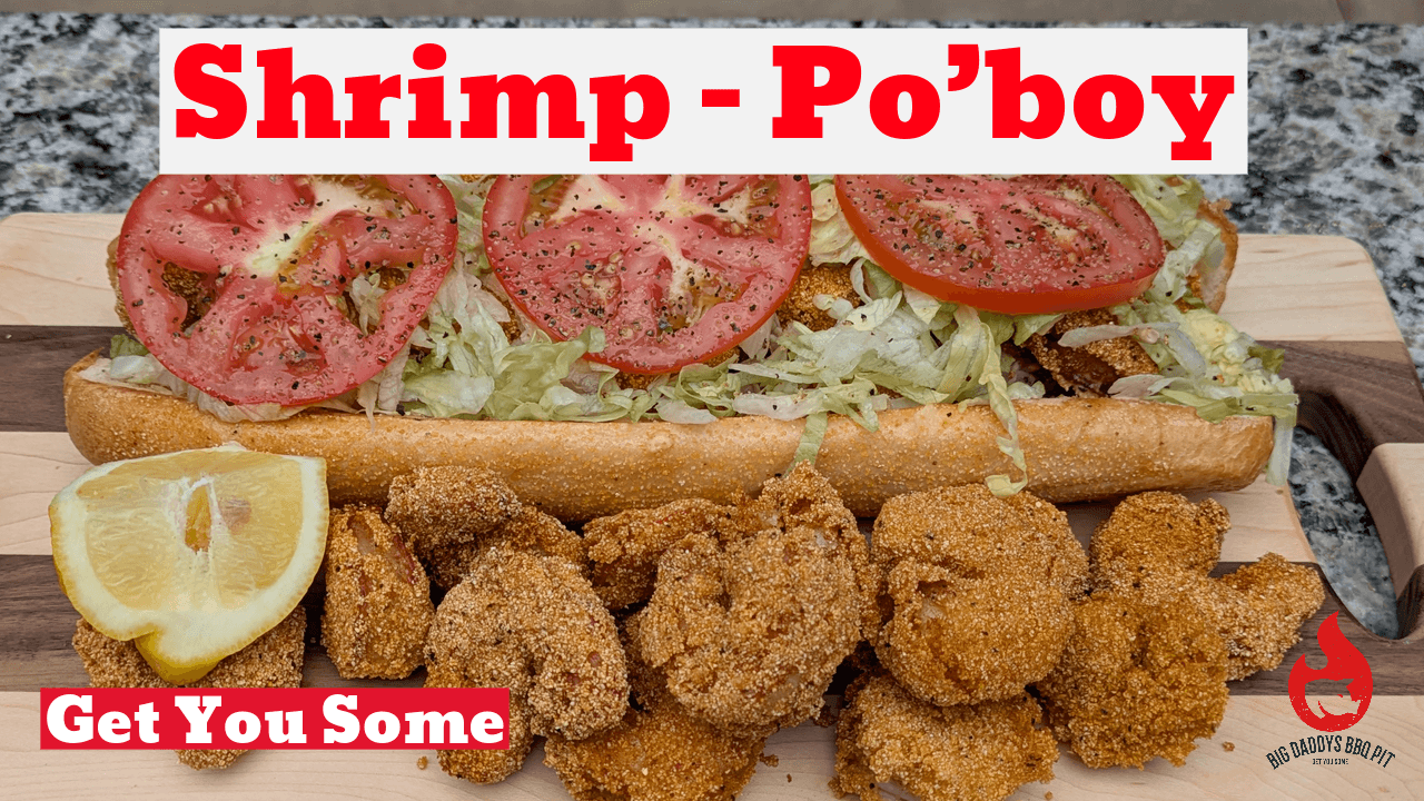 Crispy Shrimp Po'boy from Big Daddy's BBQ Pit