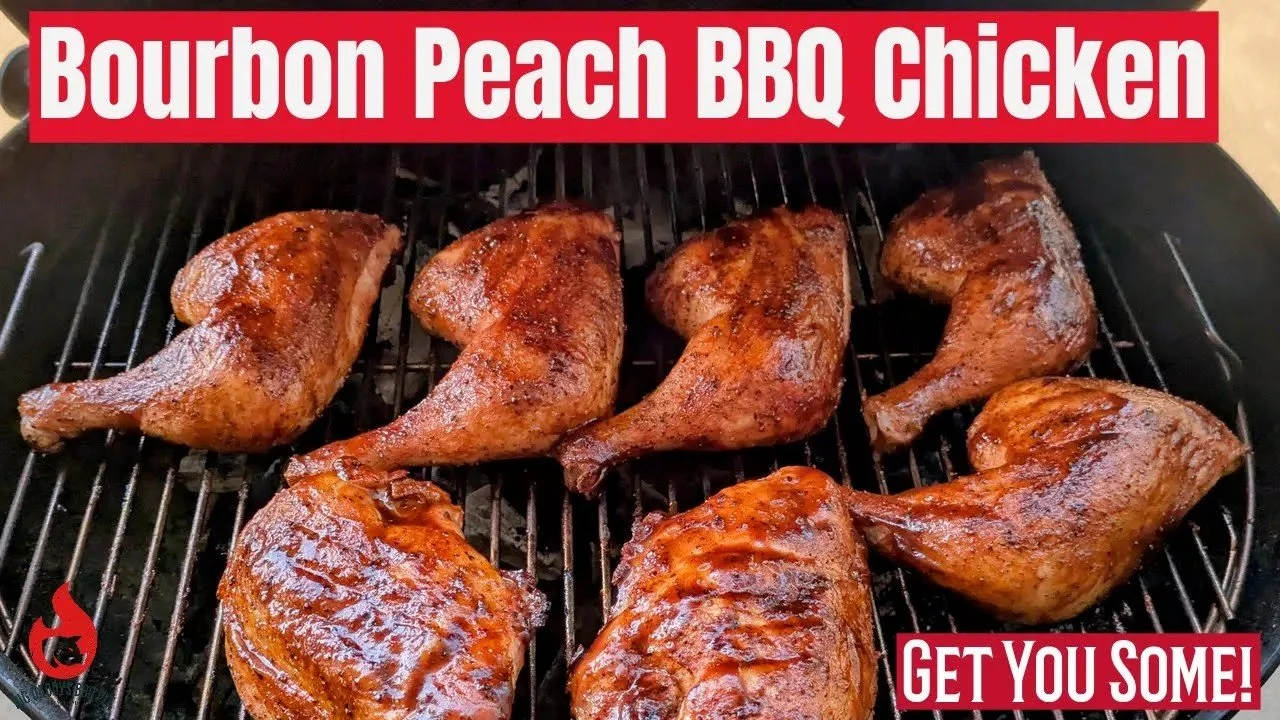 Bourbon Peach BBQ Chicken from Big Daddy's BBQ Pit