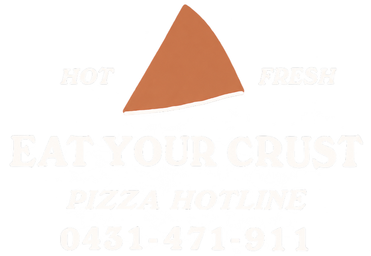 Jordy's Pizza Hotline. Hot, fresh, eat your crust. Call 0431 471 911.
