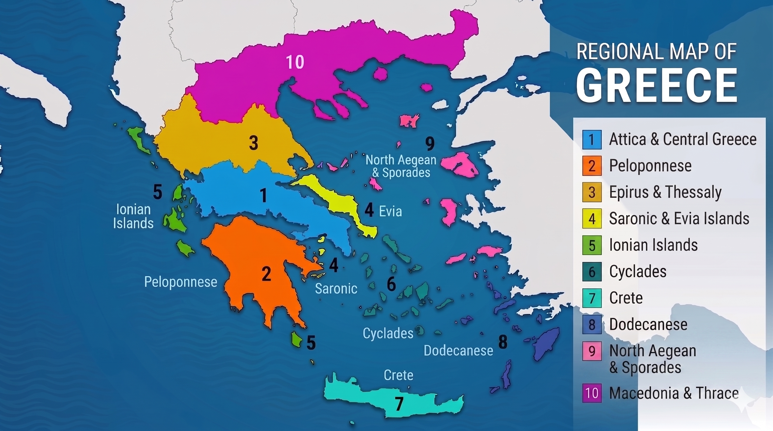 Map of Greece