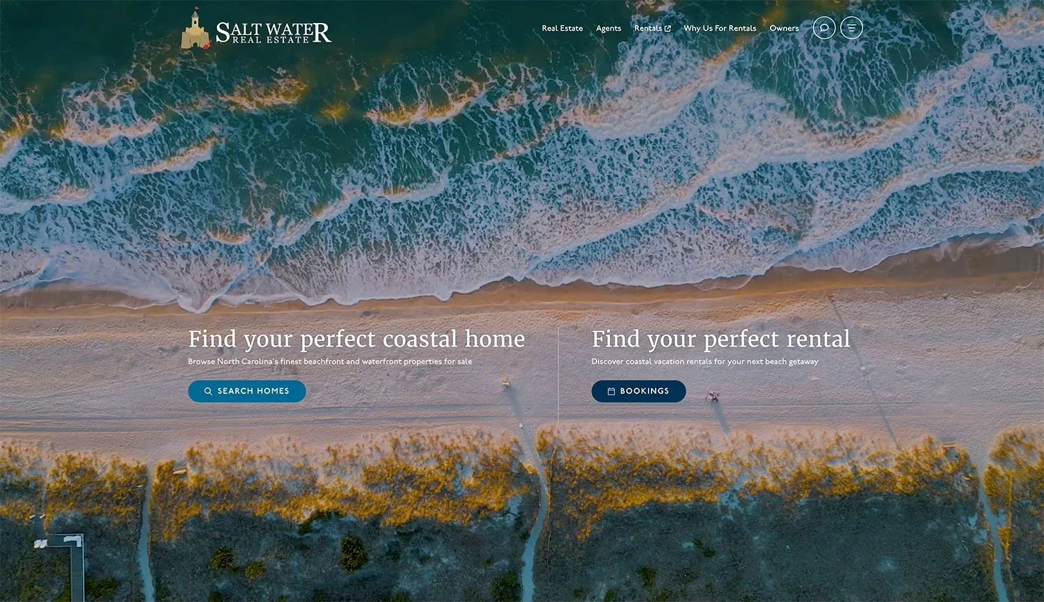 North Carolina Real Geeks Website Example