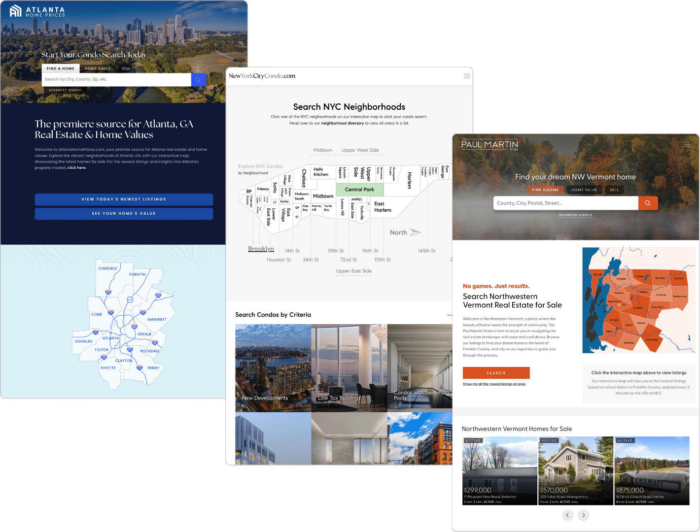 Real Estate Luxury Web Design