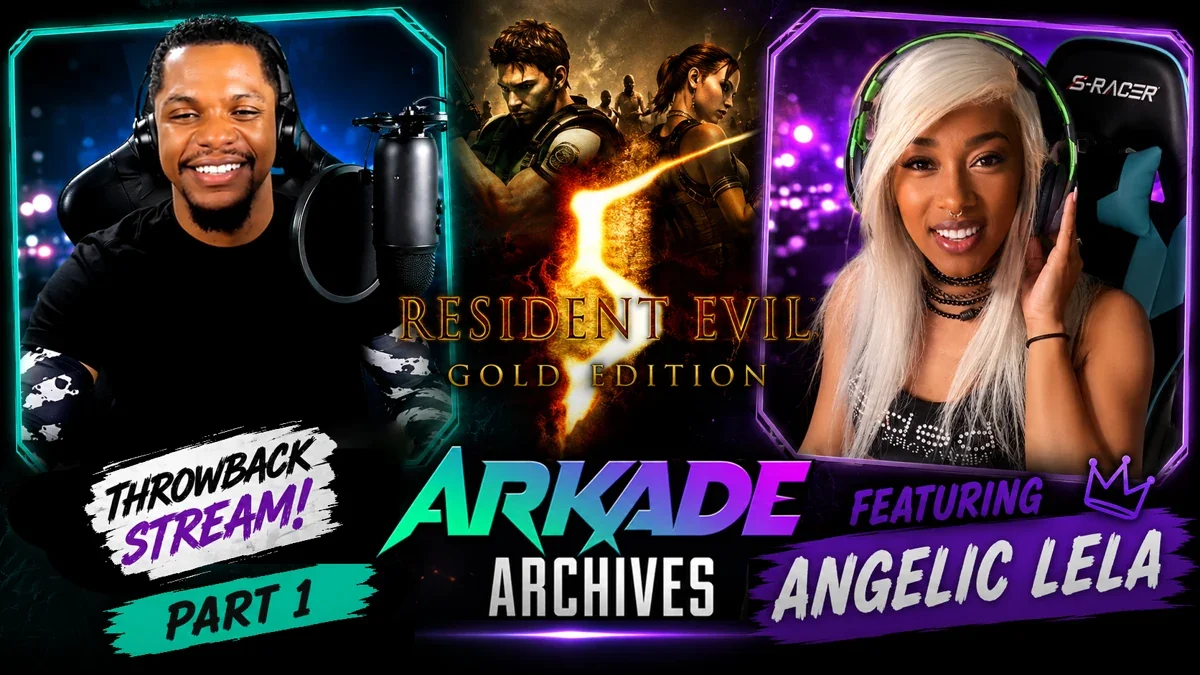 Resident Evil 5 gaming archive with Andre Arkade and Angelic Lela