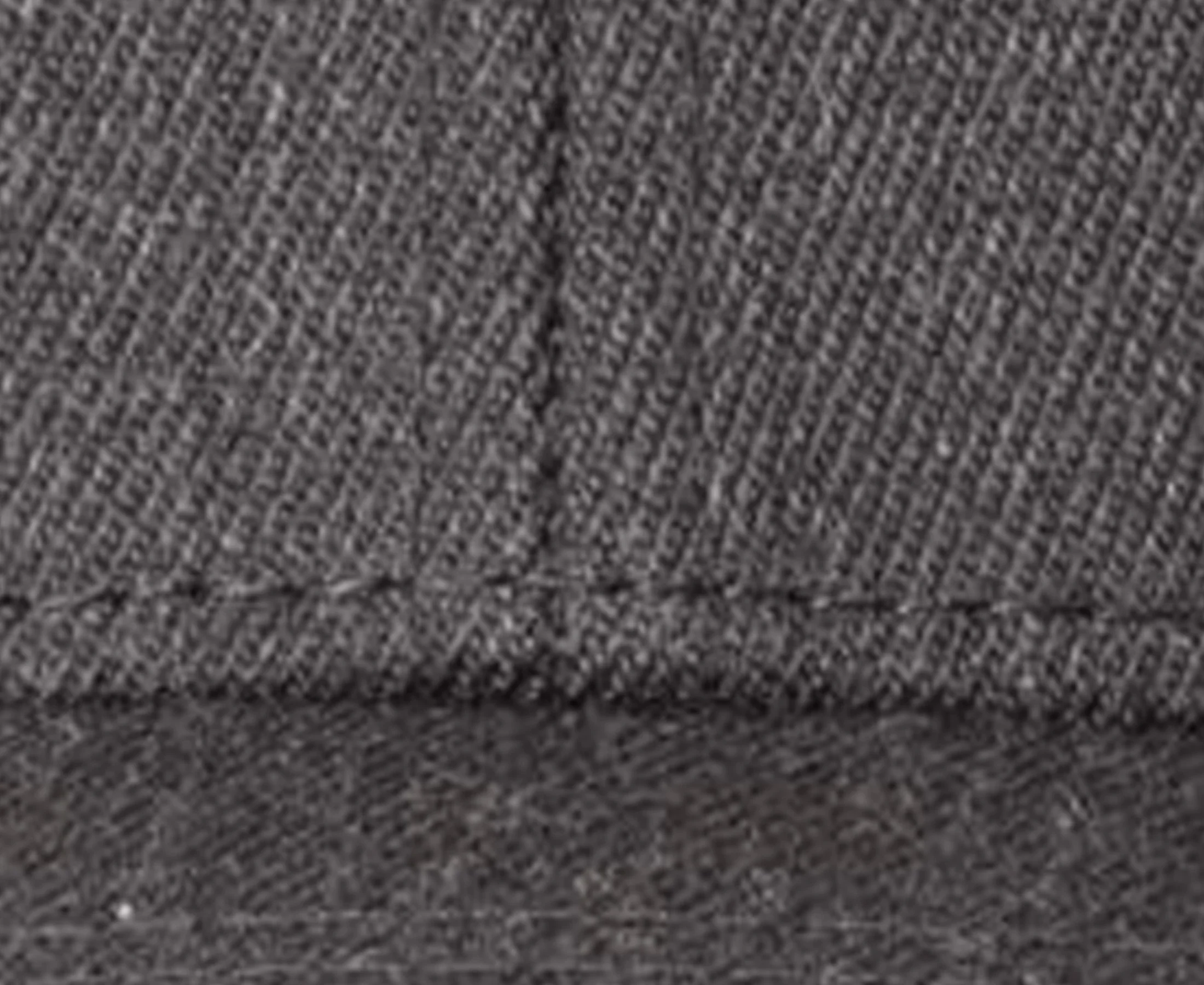 close-up photo of wool blend hat fabric