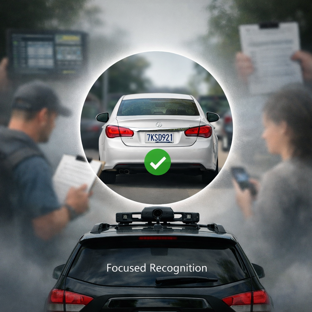 Illustration supporting mobile LPR