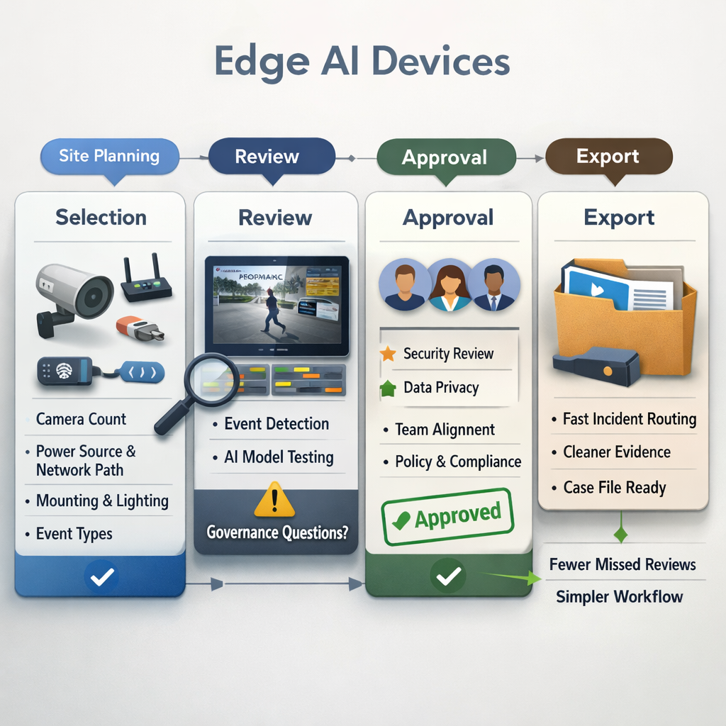 Illustration supporting edge AI devices