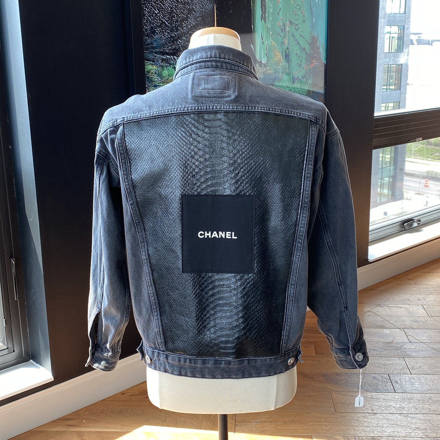 Chanel Denim Jacket - 22 For Sale on 1stDibs