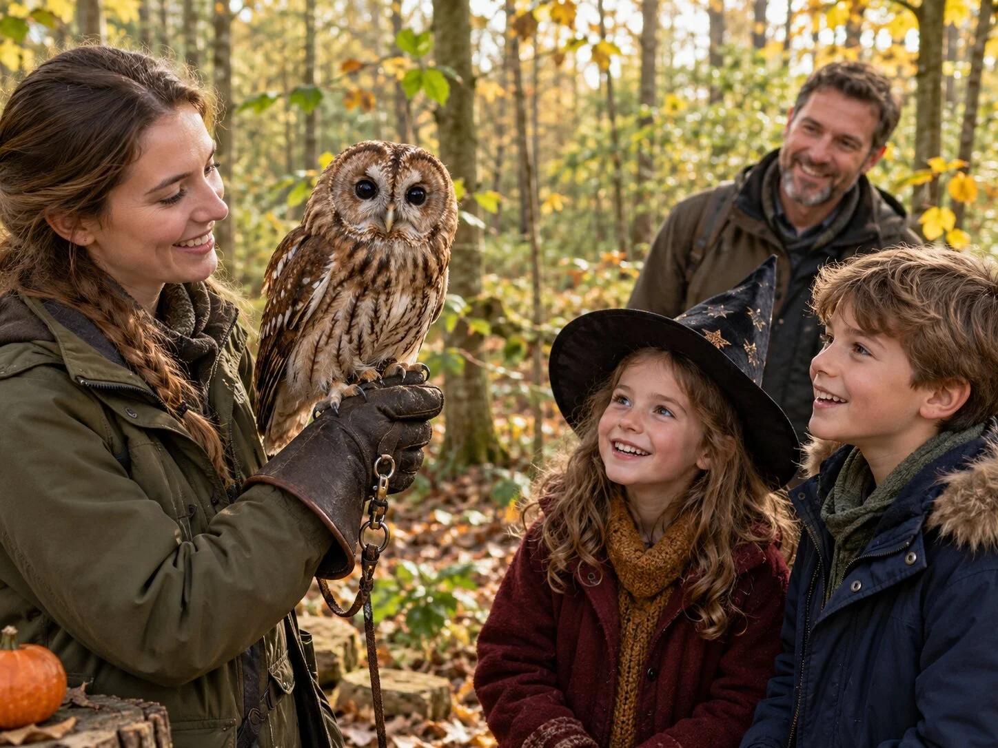 a supervised owl encounter.