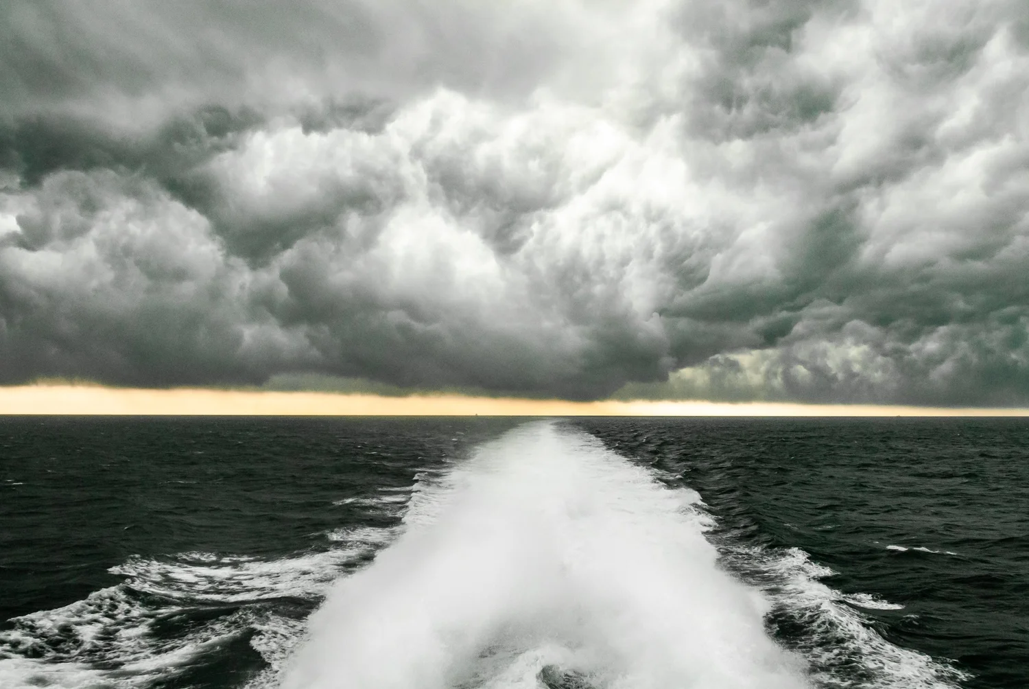 Nantucket Ferry Storm — Arthur Nager