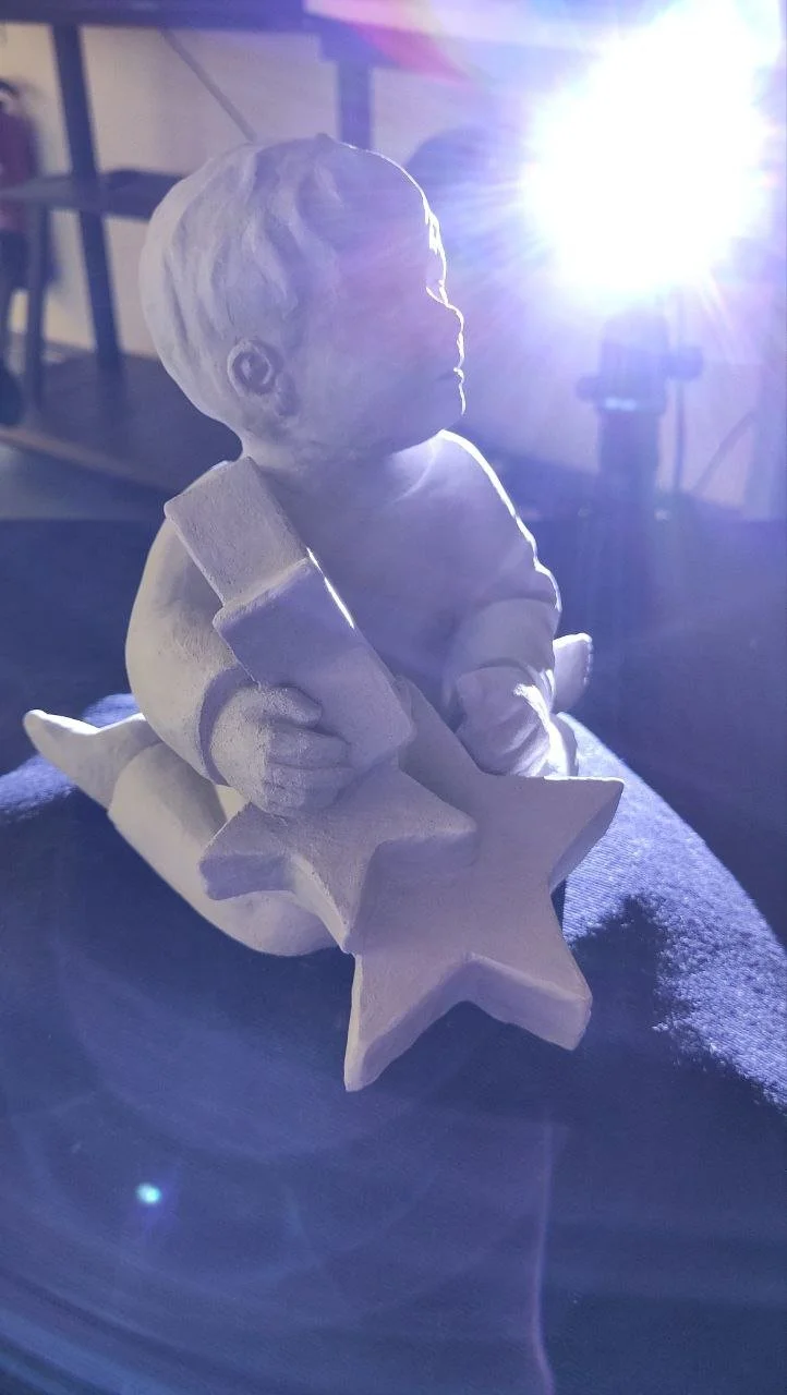3D-Scan einer Sternenkinderfigur