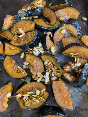 Roasted Winter Squash With Hot Honey Butter