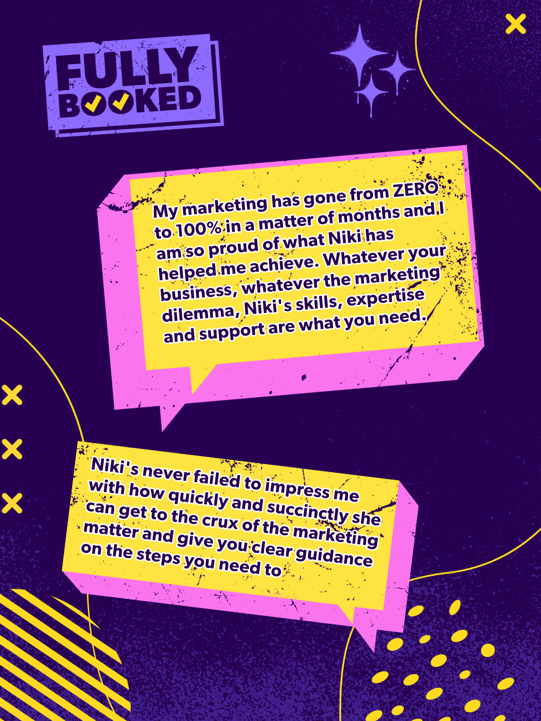 Fully Booked Bootcamp testimonial