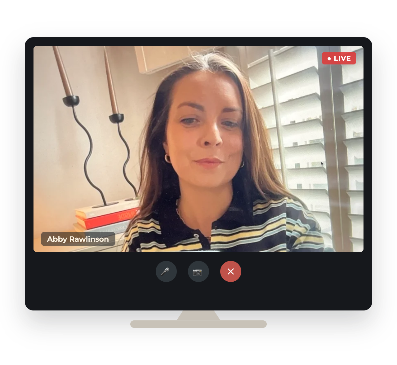 Zoom call with Abby