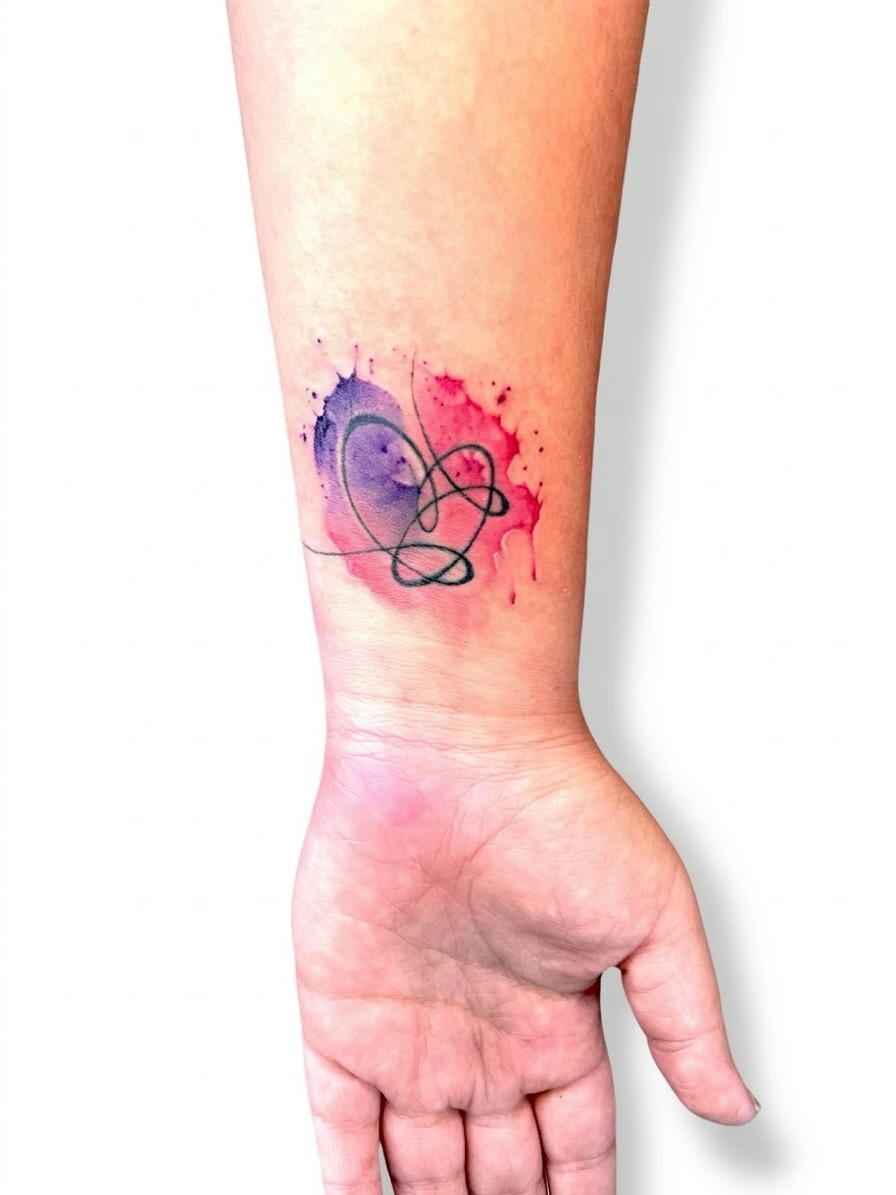 Watercolor Tattoo by Saul Gutierrez