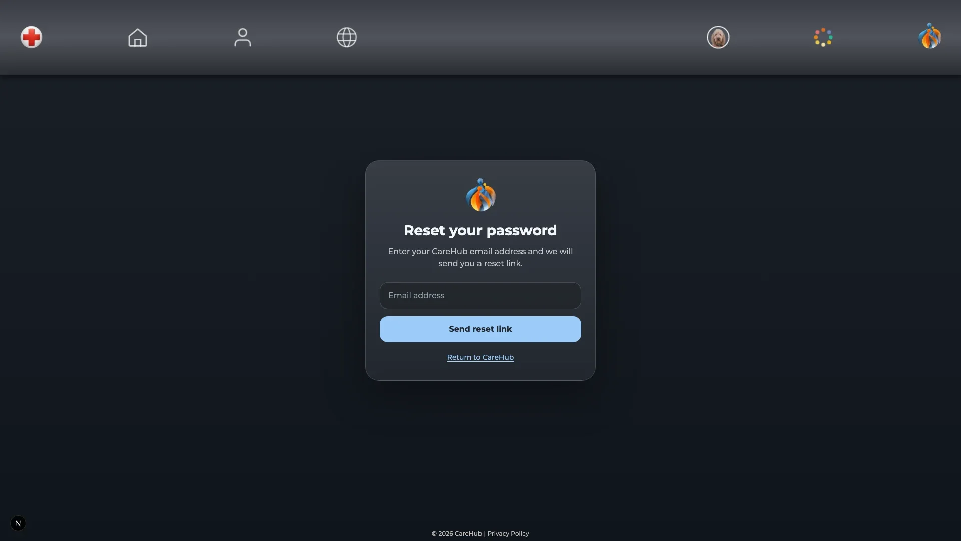 Unified reset-password request route