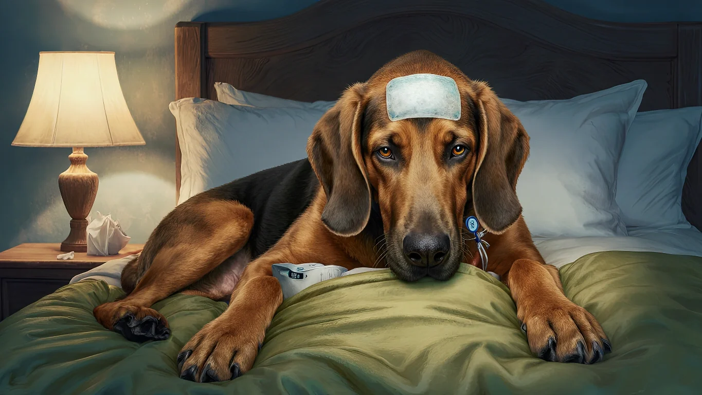 Sick as a dog artwork