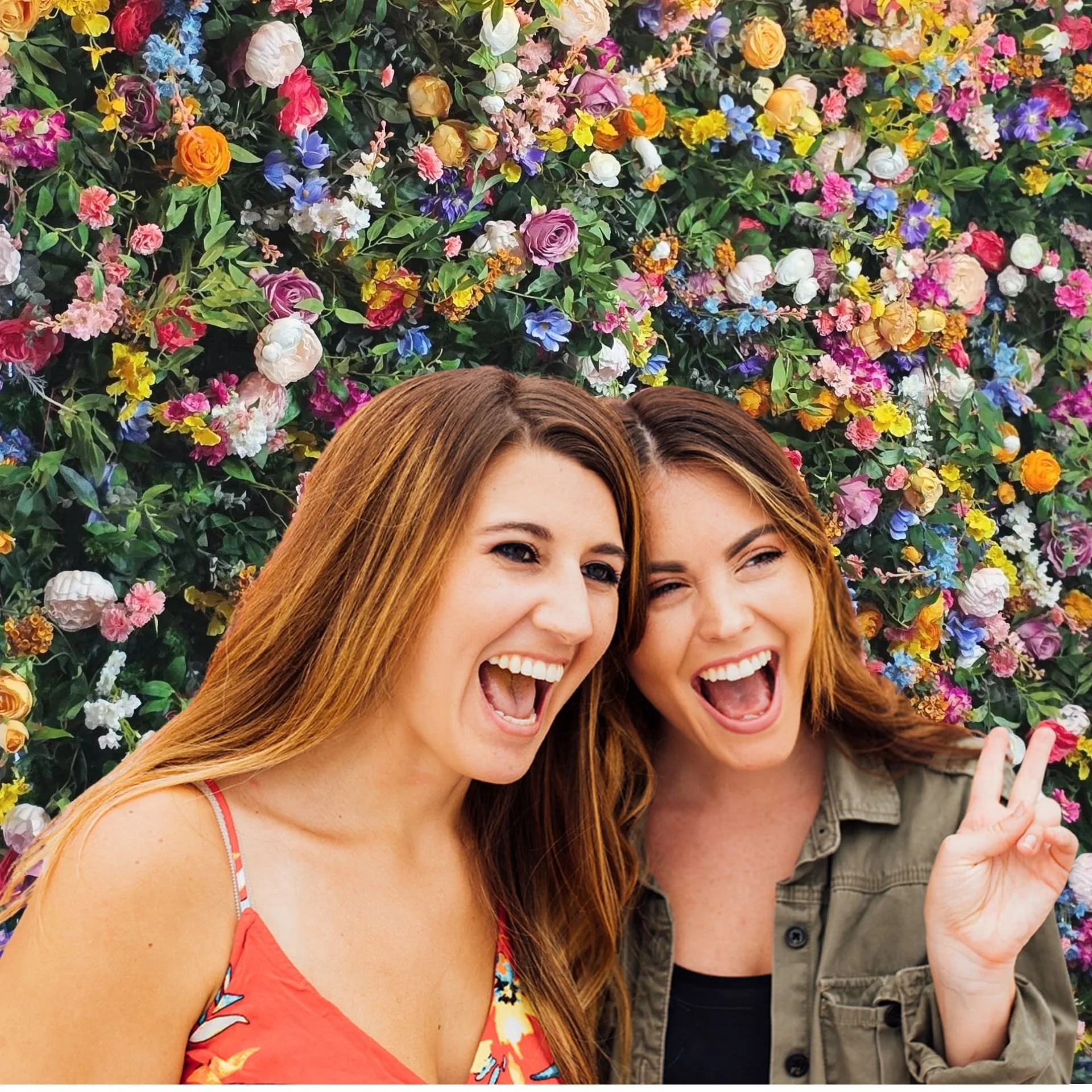 Flower wall rentals Orlando Flower Walls