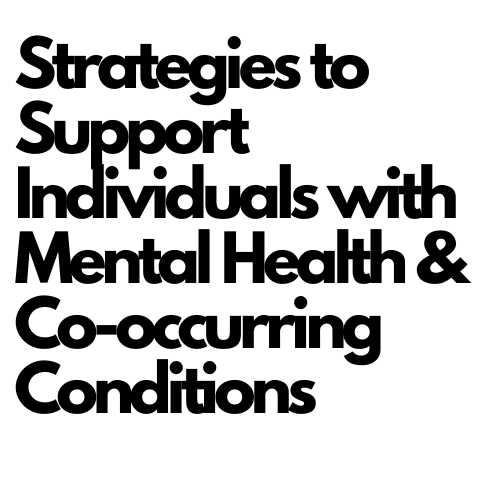 Strategies to Support Individuals with Mental Health and Co-occurring Conditions. 