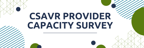 C S A V R Provider Capacity Survey 
