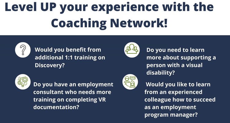 Level UP your experience with the Coaching Network!