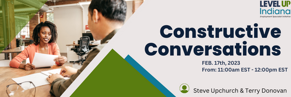 Part 3: Constructive Conversations. This course begins February 17th, 2023, from 11:00 am to 12:00 pm EST. 