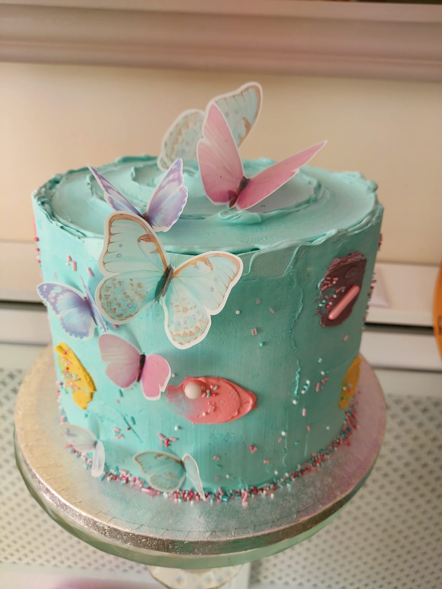 Butterfly Birthday Cake