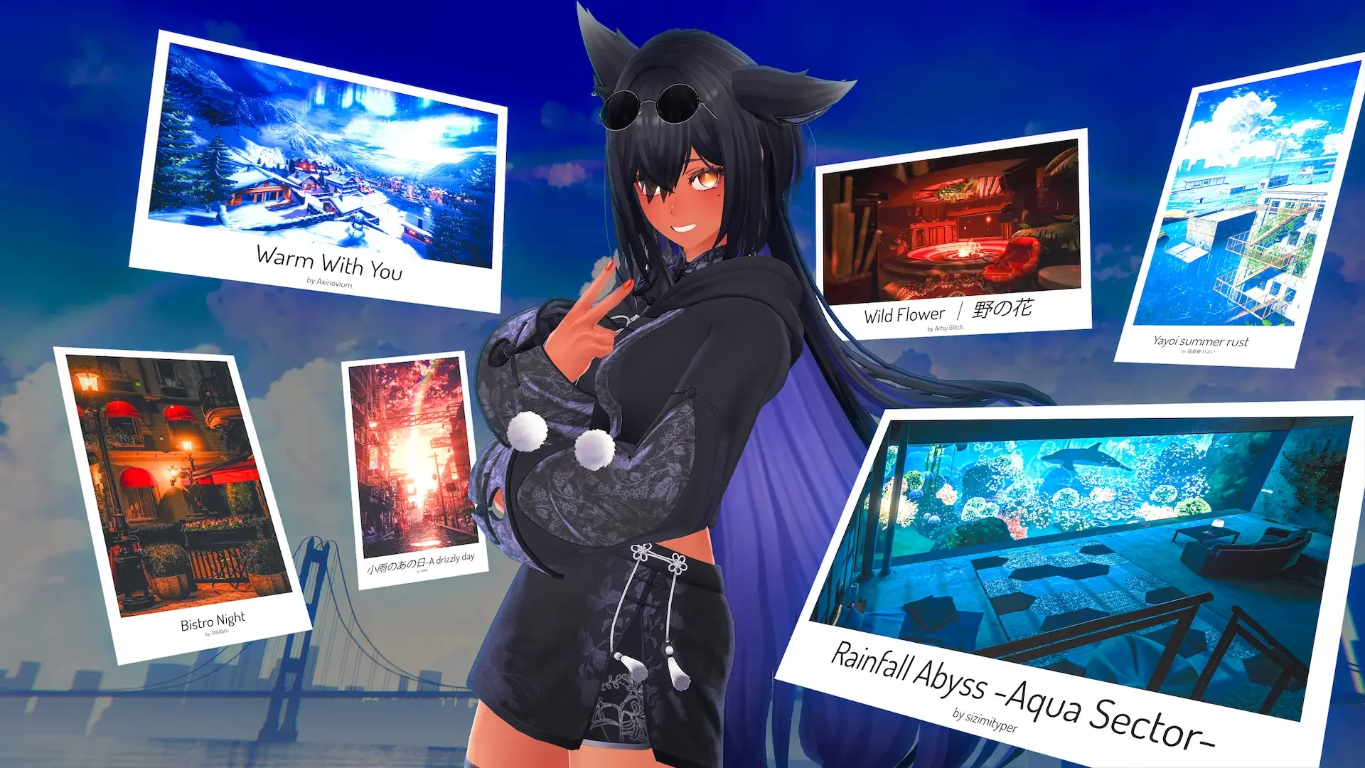 Explore worlds in VRChat