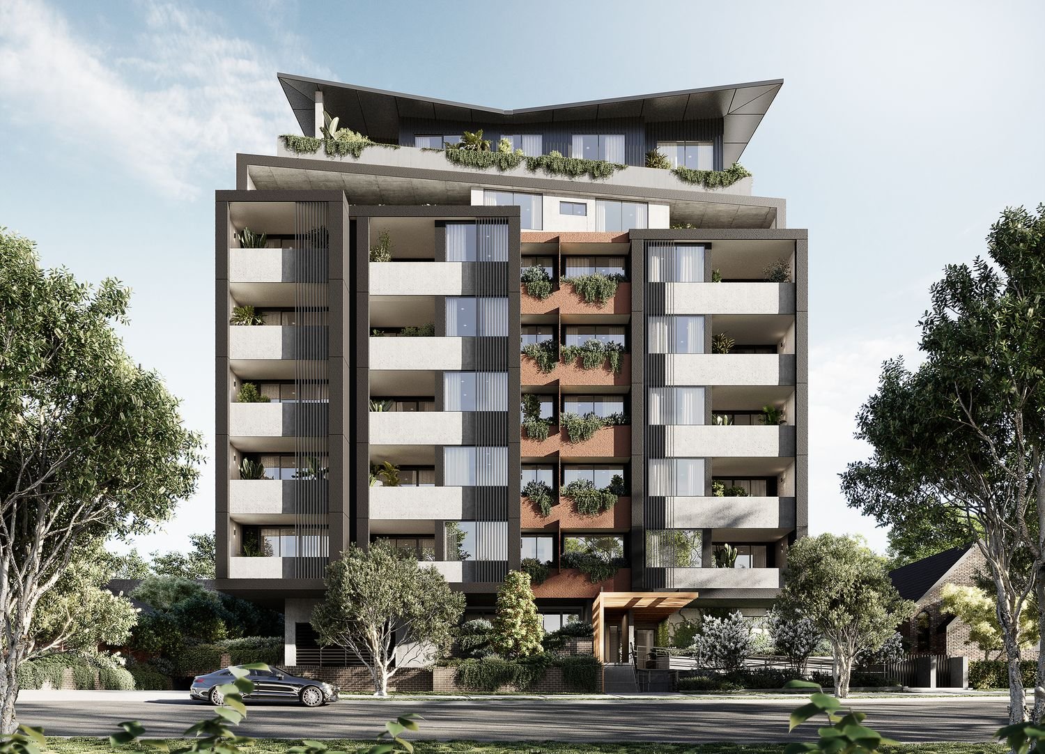 Duncan House Arncliffe - Facade in daylight
