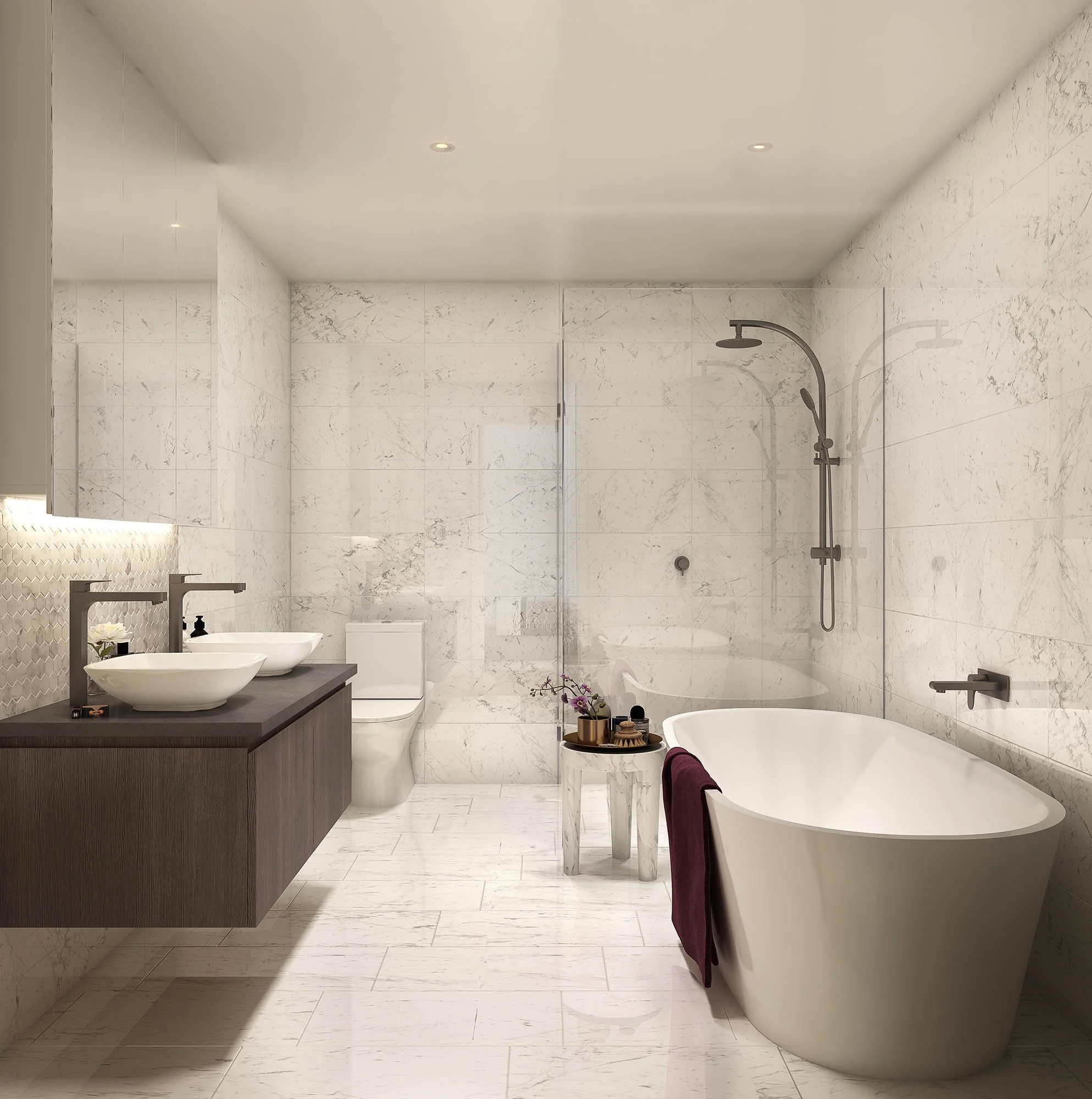 Rhodes Tower E - bathroom