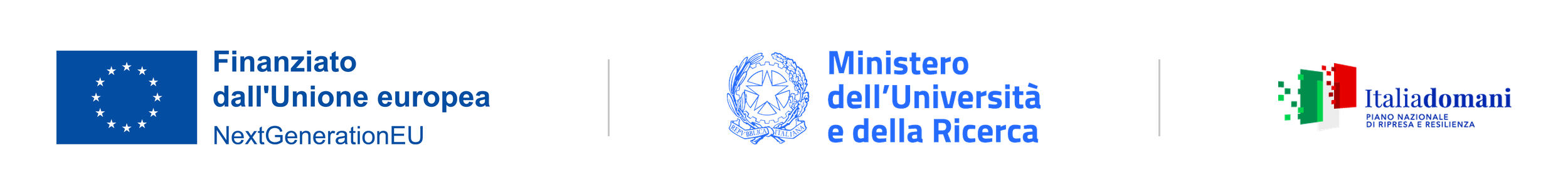 Funded by the European Union NextGenerationEU, Ministry of University and Research, Italia Domani