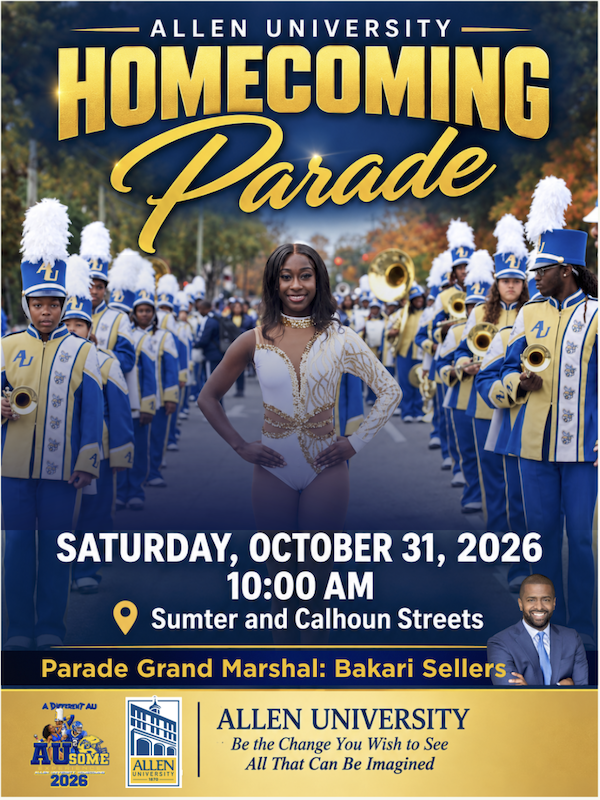 Allen University AUsome Homecoming Parade flyer