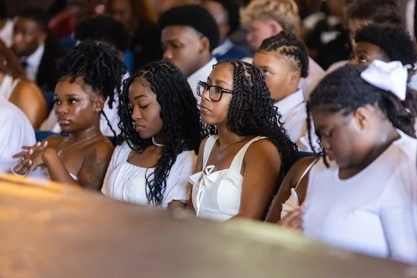 Allen University students at the 2026 pinning ceremony
